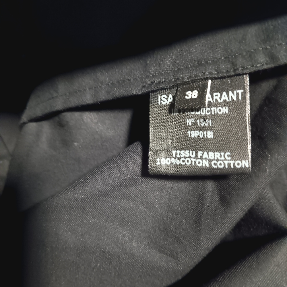Isabel Marant Black Gramy Pintuck Blouse - Picture 11 of 12